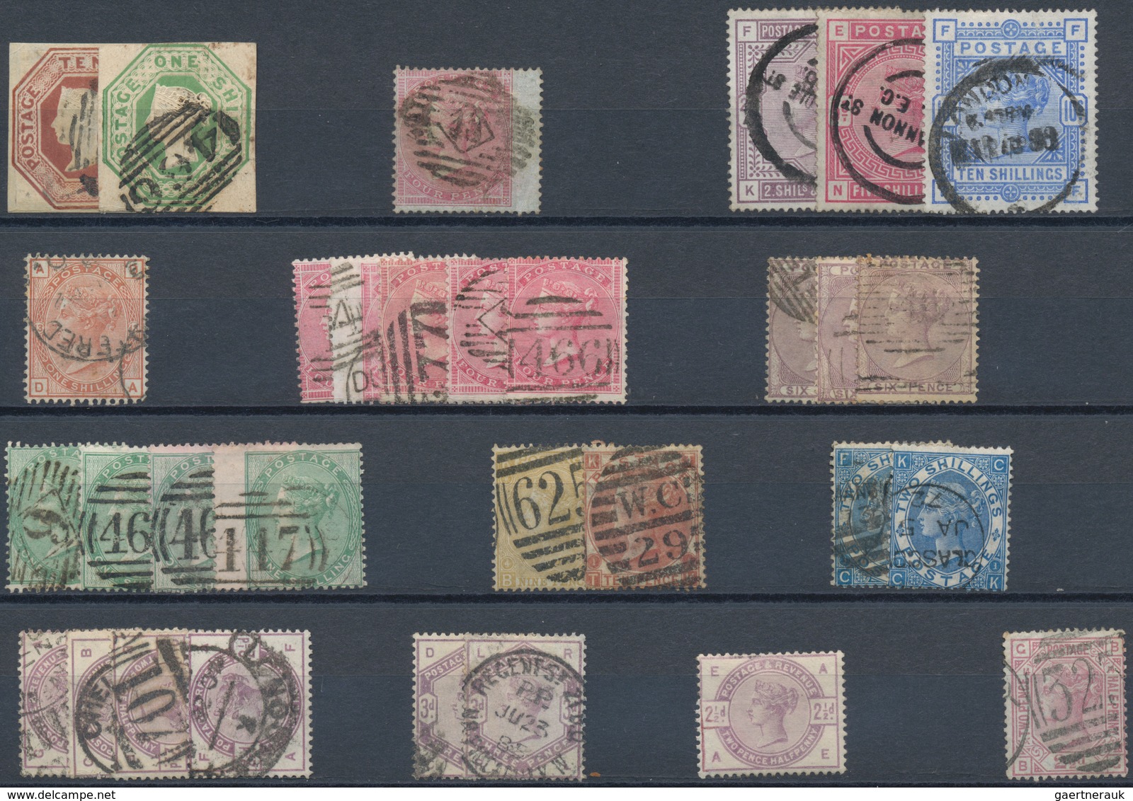 Großbritannien: 1841/1910 (ca.), Used And Mint Accumulation On Stockcards With Plenty Of Material, B - Sonstige & Ohne Zuordnung