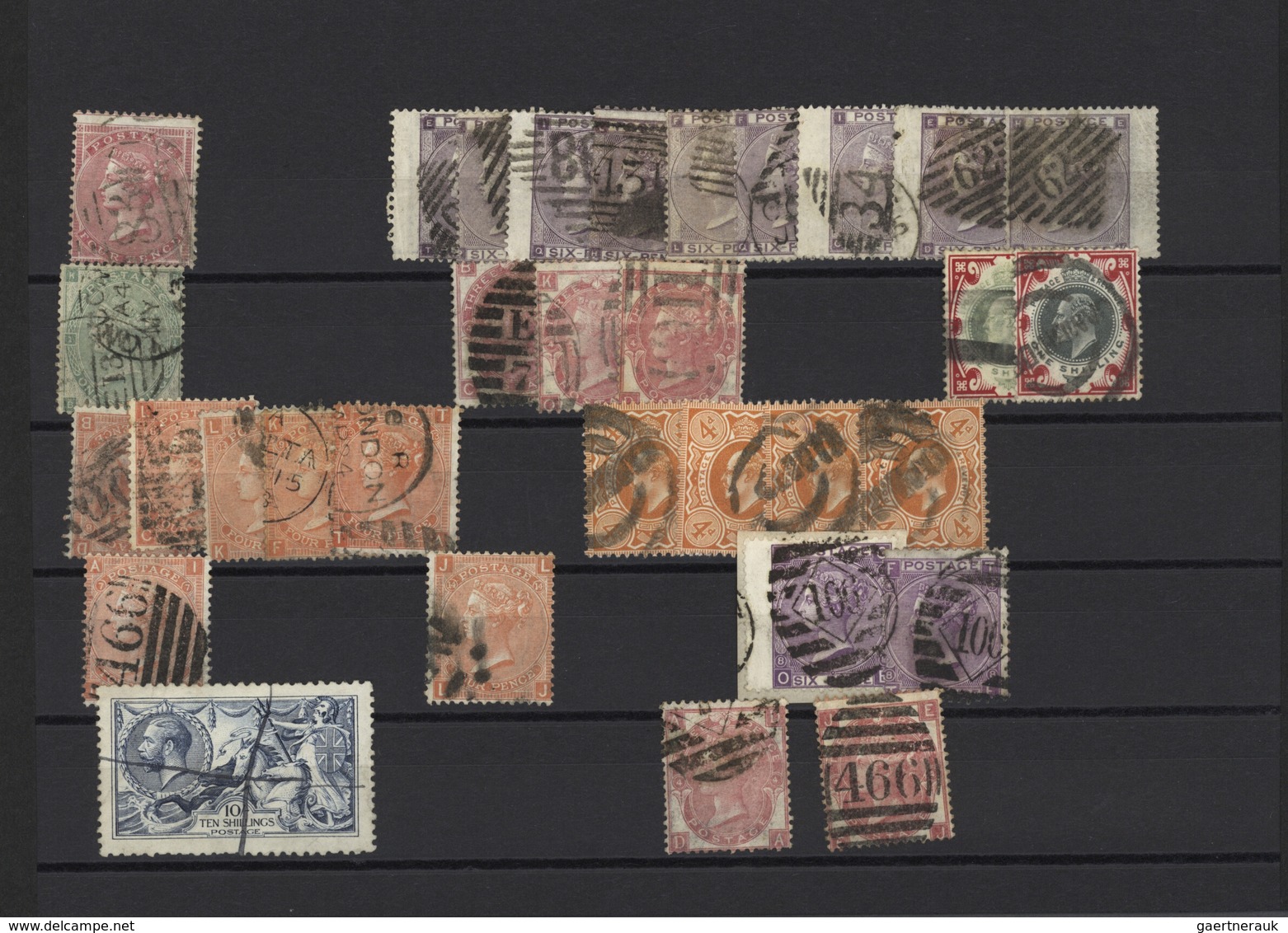 Großbritannien: 1841/1910 (ca.), Used And Mint Accumulation On Stockcards With Plenty Of Material, B - Other & Unclassified