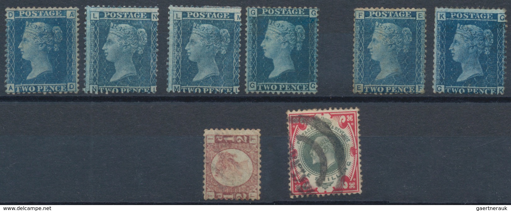 Großbritannien: 1841/1940 (ca.), Mainly Up To 1910, Used And Mint Accumulation On Stockcards With Pl - Andere & Zonder Classificatie