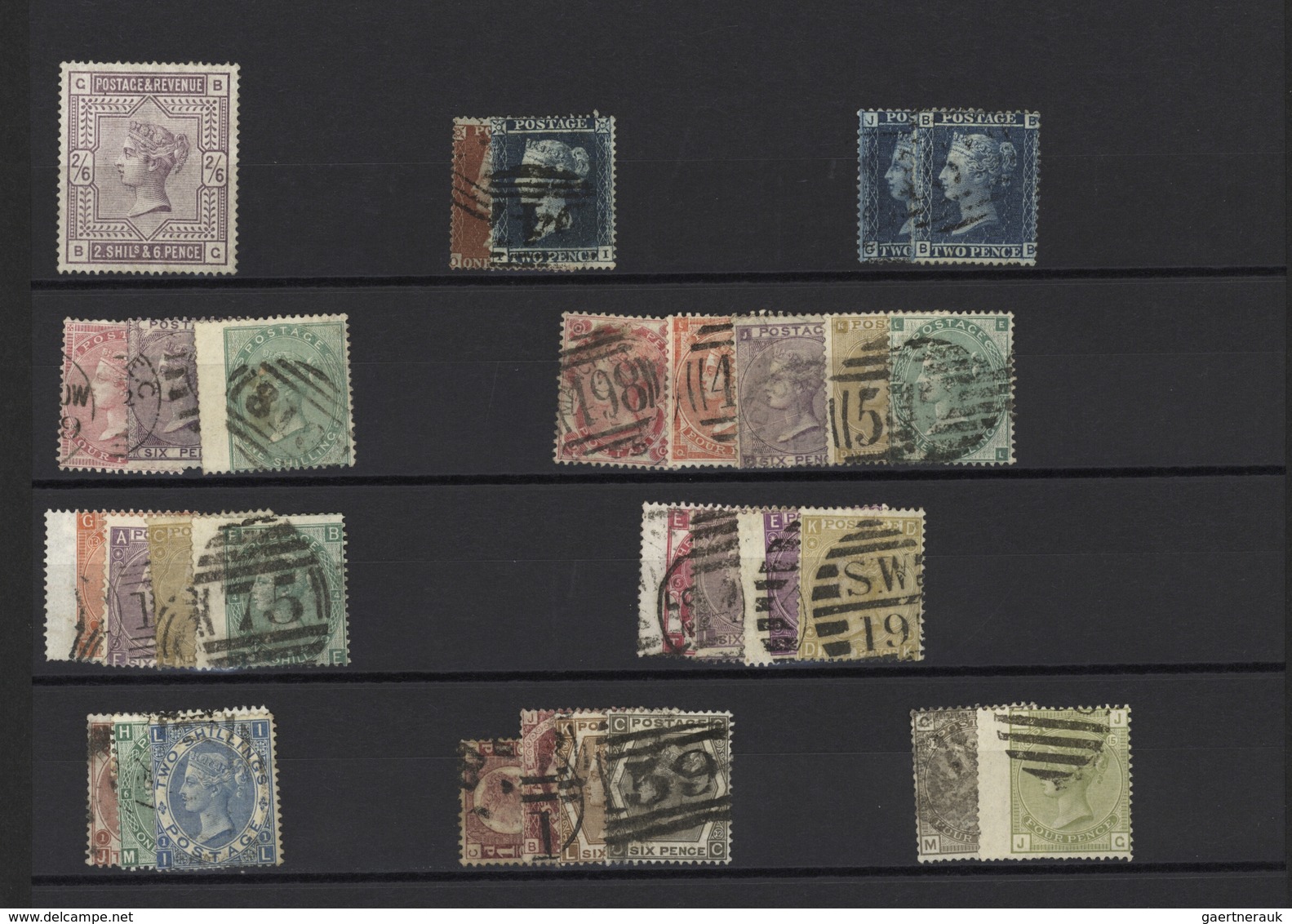 Großbritannien: 1850/1910 (ca.), Used And Mint Accumulation On Stockcards With Plenty Of Material, B - Otros & Sin Clasificación