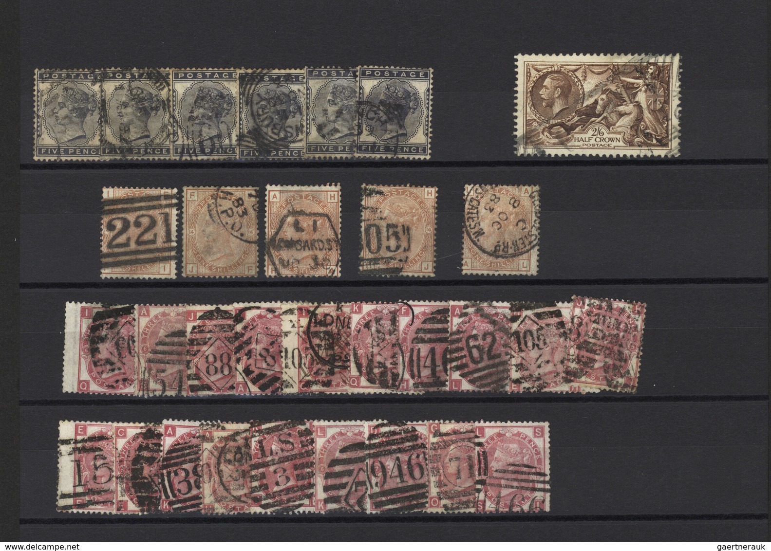 Großbritannien: 1850/1910 (ca.), Used And Mint Accumulation On Stockcards With Plenty Of Material, B - Other & Unclassified