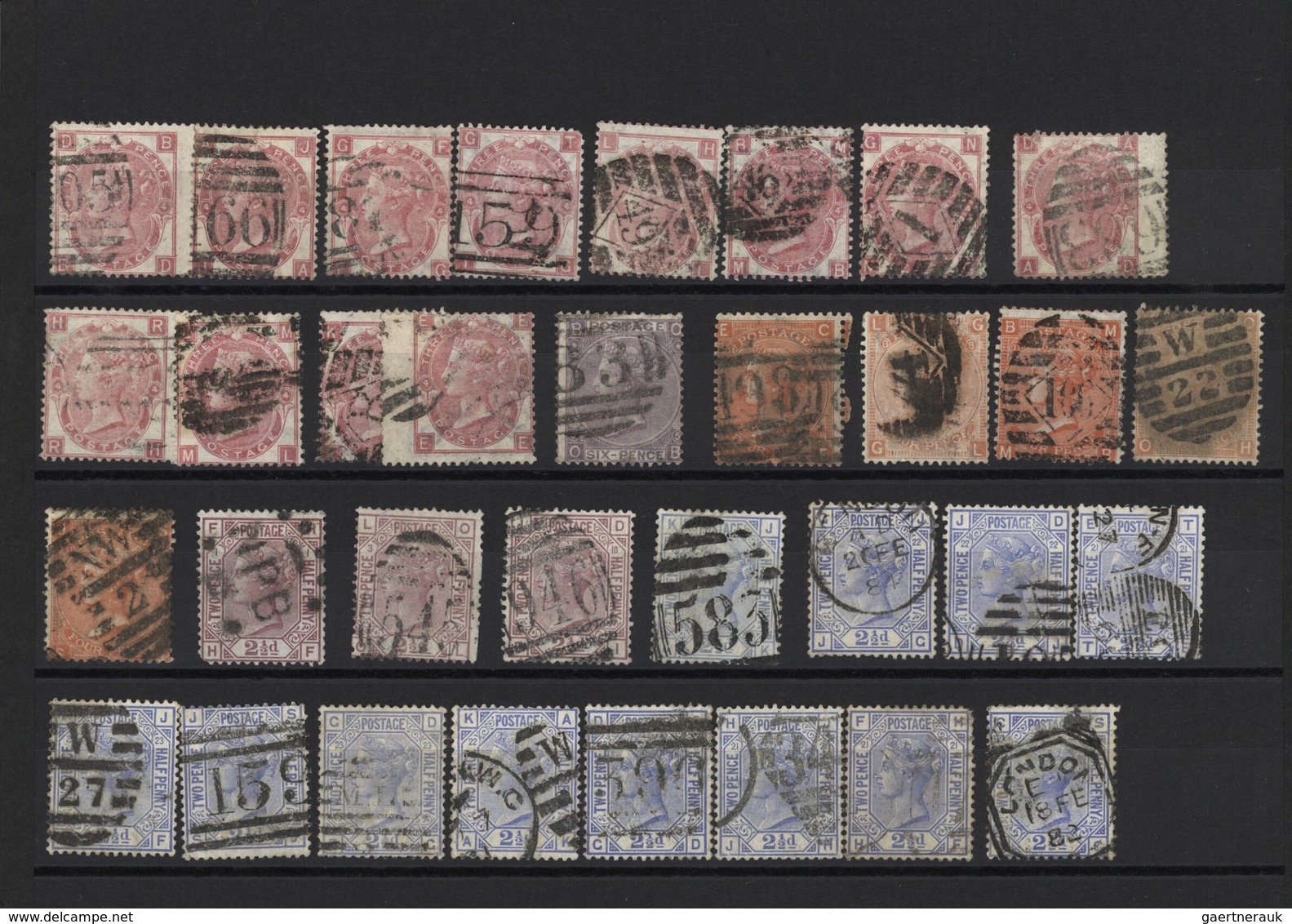 Großbritannien: 1850/1910 (ca.), Used And Mint Accumulation On Stockcards With Plenty Of Material, B - Sonstige & Ohne Zuordnung