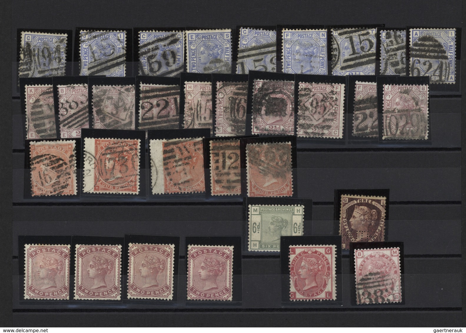 Großbritannien: 1850/1910 (ca.), Used And Mint Accumulation On Stockcards With Plenty Of Material, B - Sonstige & Ohne Zuordnung