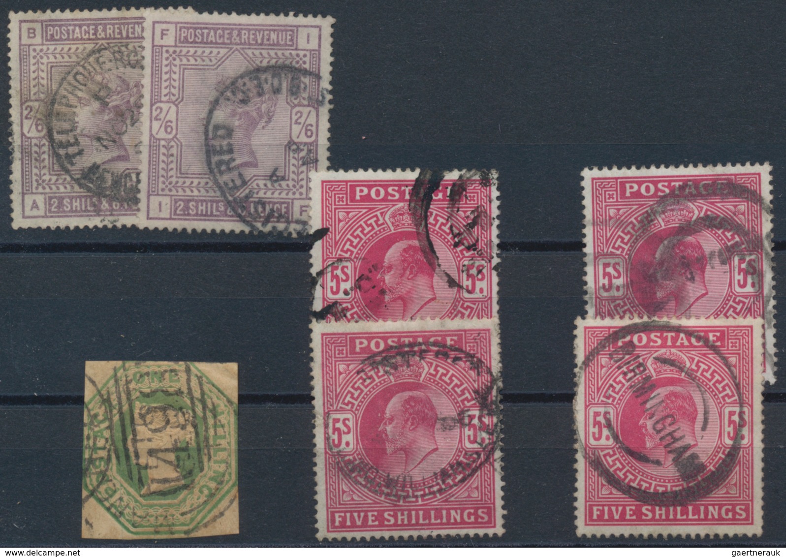 Großbritannien: 1850/1910 (ca.), Used And Mint Accumulation On Stockcards With Plenty Of Material, B - Autres & Non Classés