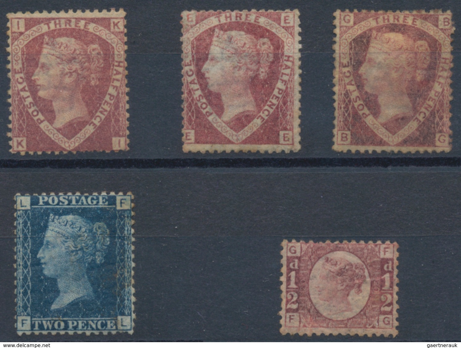 Großbritannien: 1850/1910 (ca.), Used And Mint Accumulation On Stockcards With Plenty Of Material, B - Autres & Non Classés