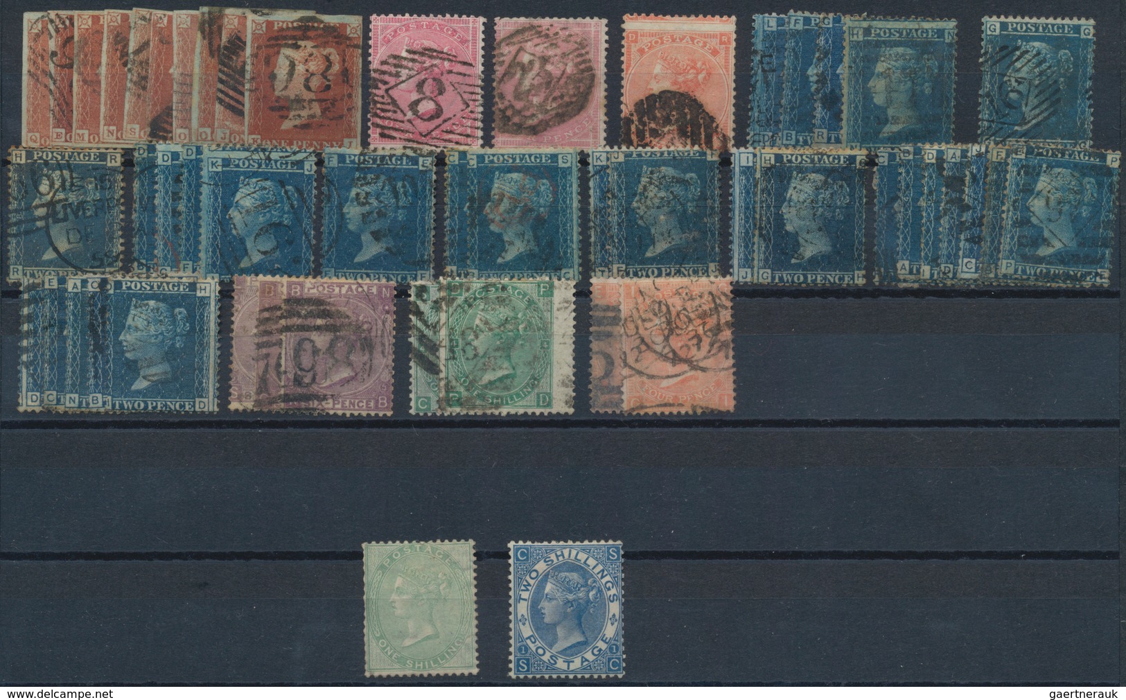 Großbritannien: 1850/1910 (ca.), Used And Mint Accumulation On Stockcards With Plenty Of Material, B - Other & Unclassified