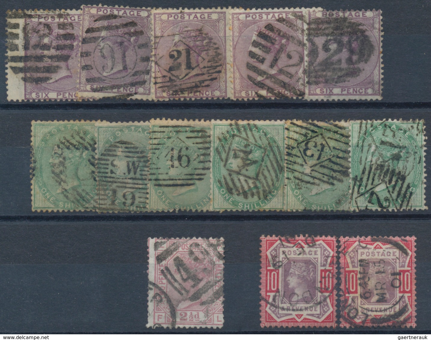 Großbritannien: 1850/1910 (ca.), Used And Mint Accumulation On Stockcards With Plenty Of Material, B - Sonstige & Ohne Zuordnung