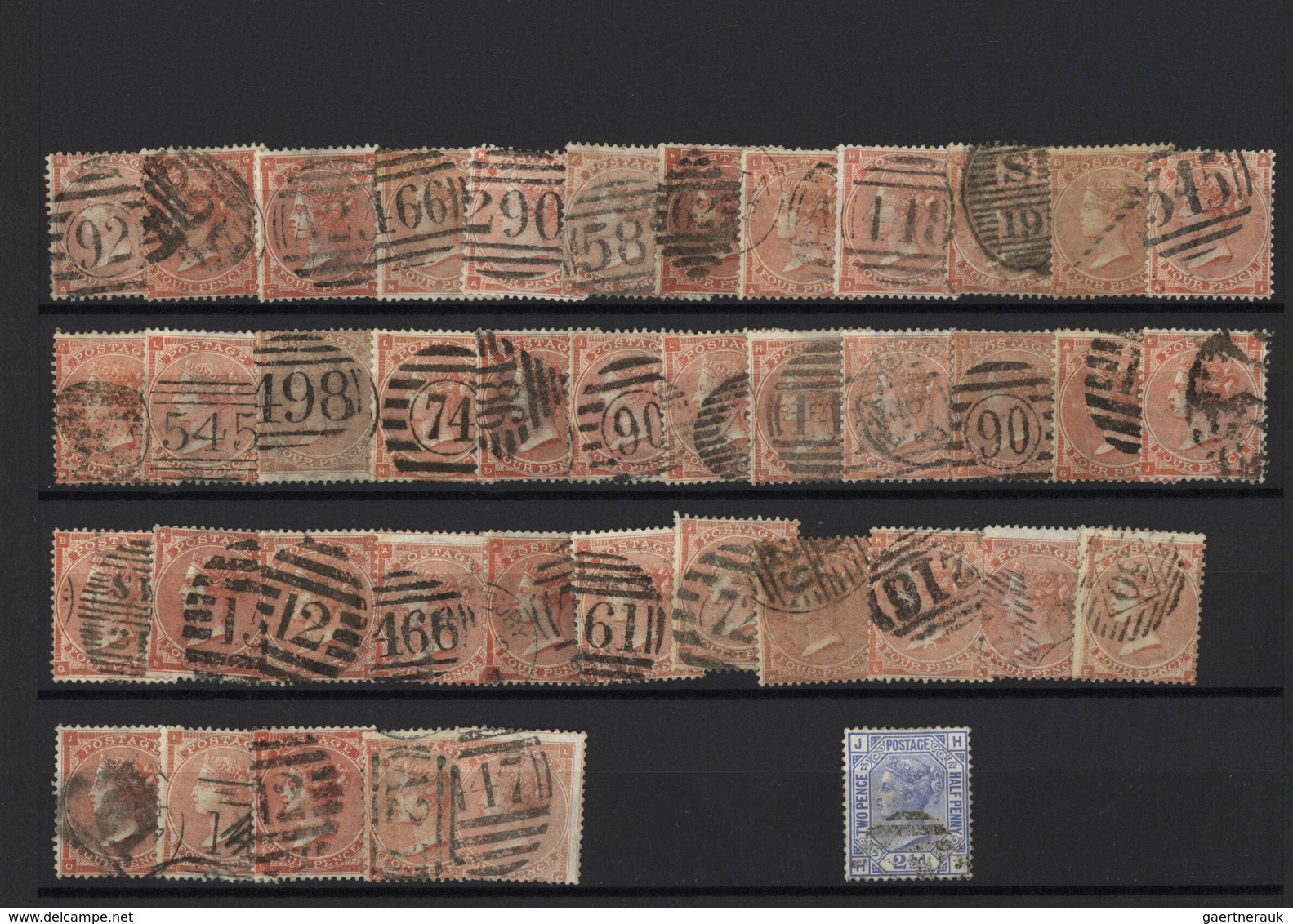Großbritannien: 1850/1910 (ca.), Used And Mint Accumulation On Stockcards With Plenty Of Material, B - Other & Unclassified
