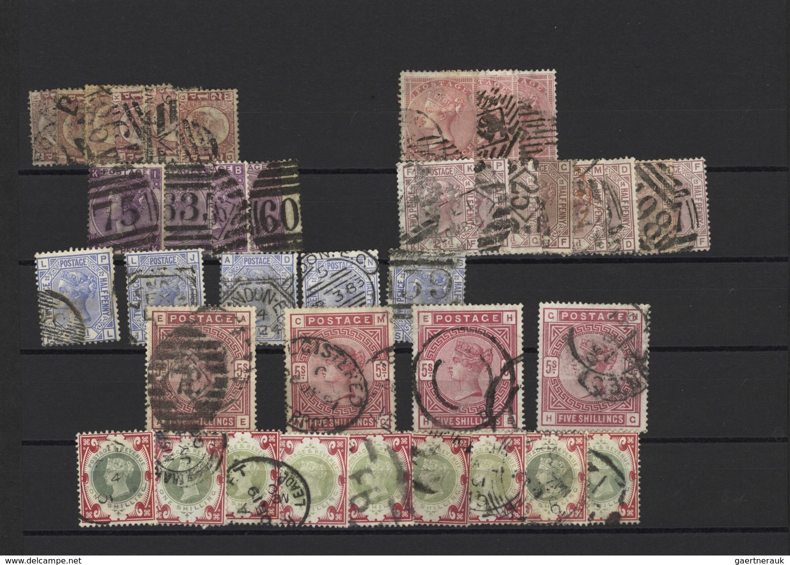 Großbritannien: 1850/1910 (ca.), Used And Mint Accumulation On Stockcards With Plenty Of Material, B - Andere & Zonder Classificatie