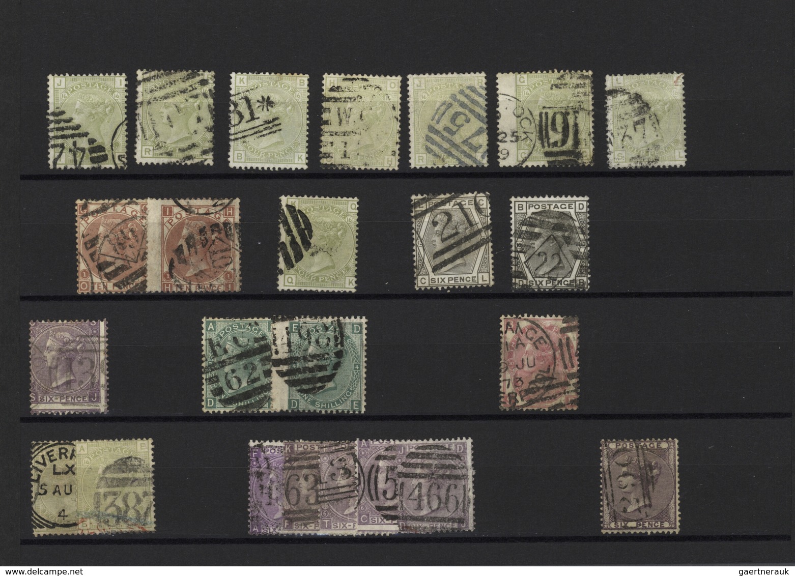 Großbritannien: 1850/1920 (ca.), Used And Mint Accumulation On Stockcards With Plenty Of Material, B - Other & Unclassified
