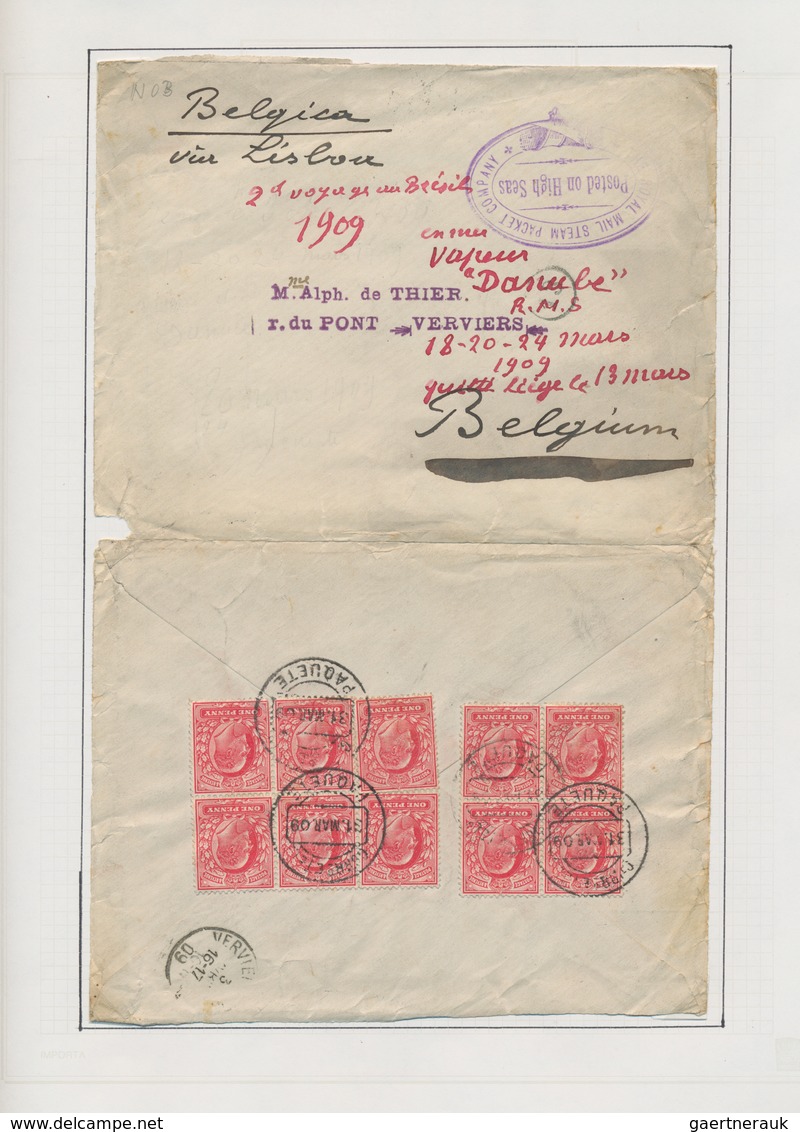 Großbritannien: 1902/1913, King Edward VII., collection of apprx. 277 covers/cards/stationeries with