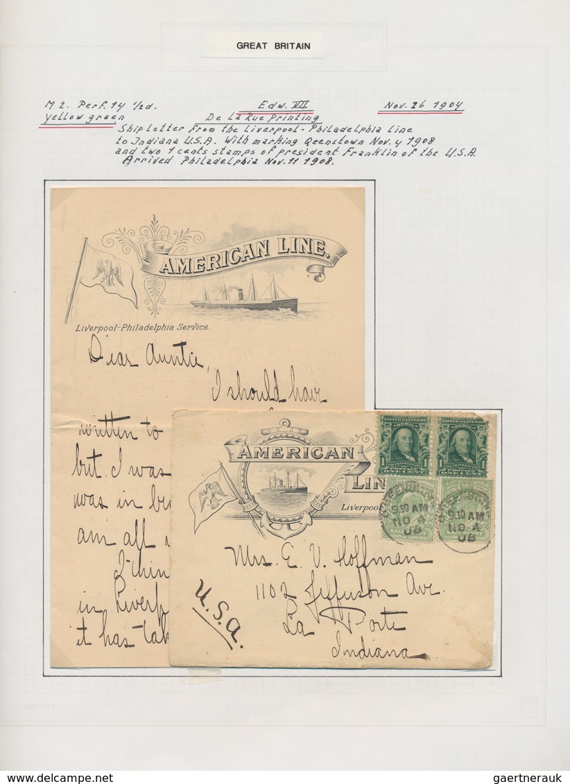 Großbritannien: 1902/1913, King Edward VII., collection of apprx. 277 covers/cards/stationeries with