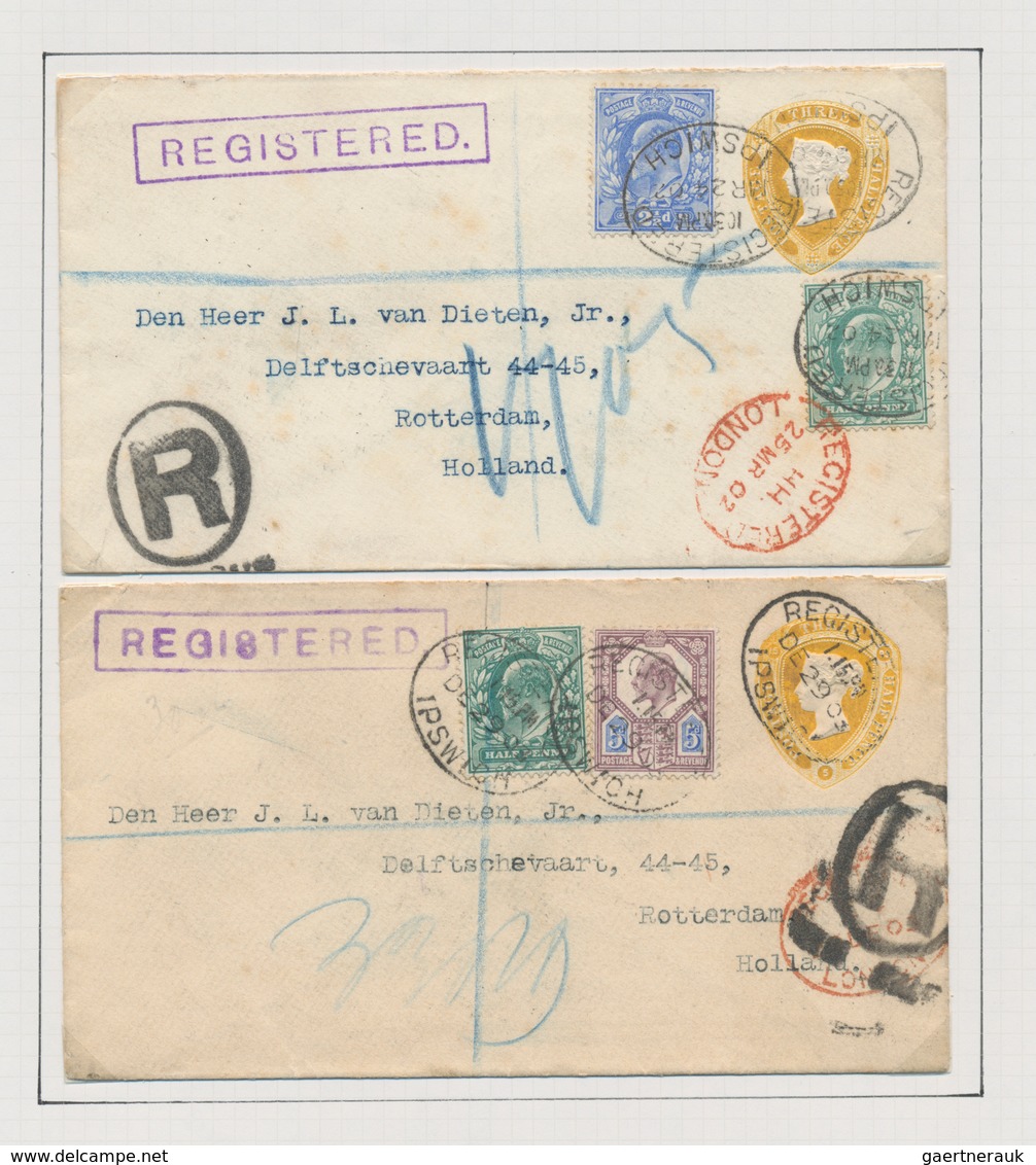 Großbritannien: 1902/1913, King Edward VII., collection of apprx. 277 covers/cards/stationeries with