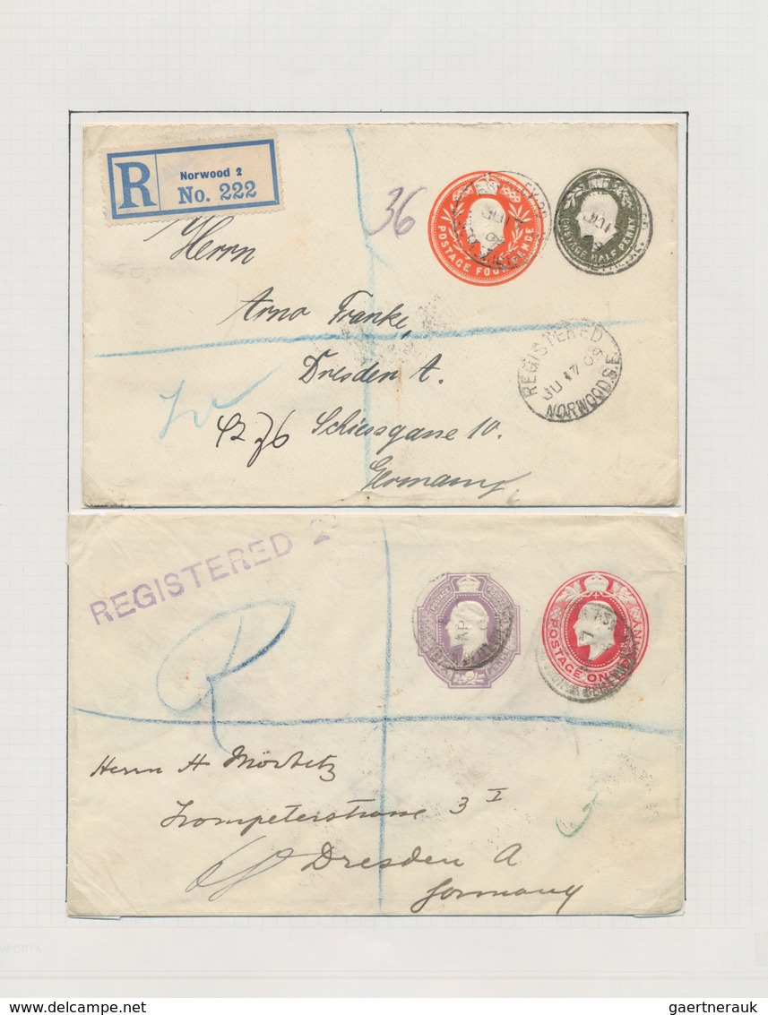 Großbritannien: 1902/1913, King Edward VII., collection of apprx. 277 covers/cards/stationeries with