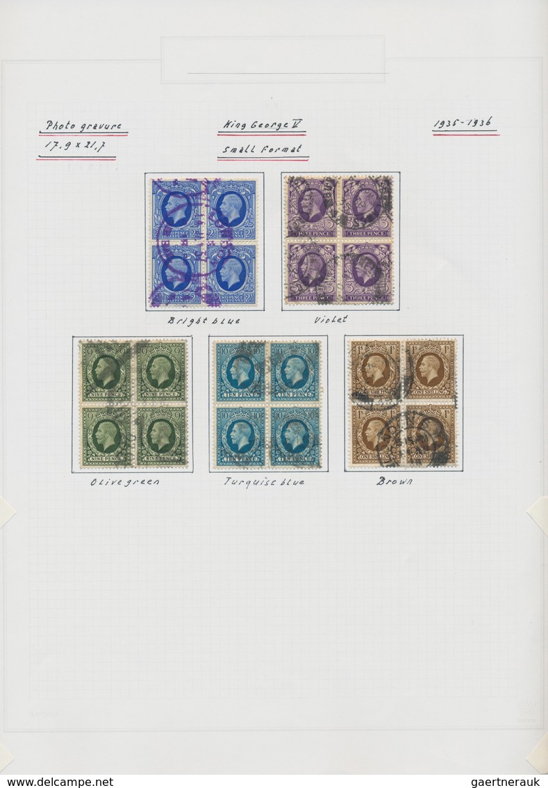 Großbritannien: 1911/1935, King George V., Excessively Specialised Collection Of More Than 1.000 Sta - Otros & Sin Clasificación