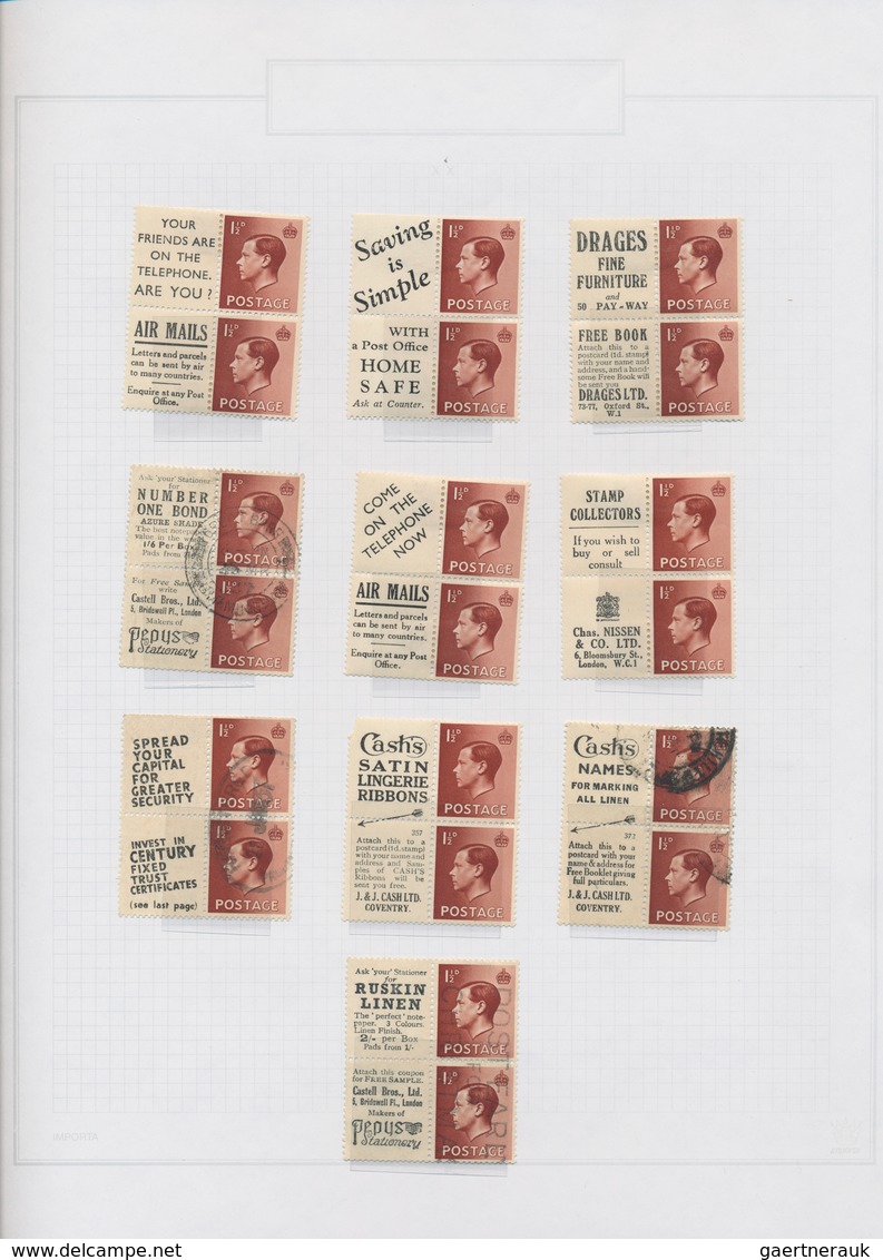 Großbritannien: 1936/1951, King Edward VIII./King George VI., Excessively Specialised Collection Of - Autres & Non Classés