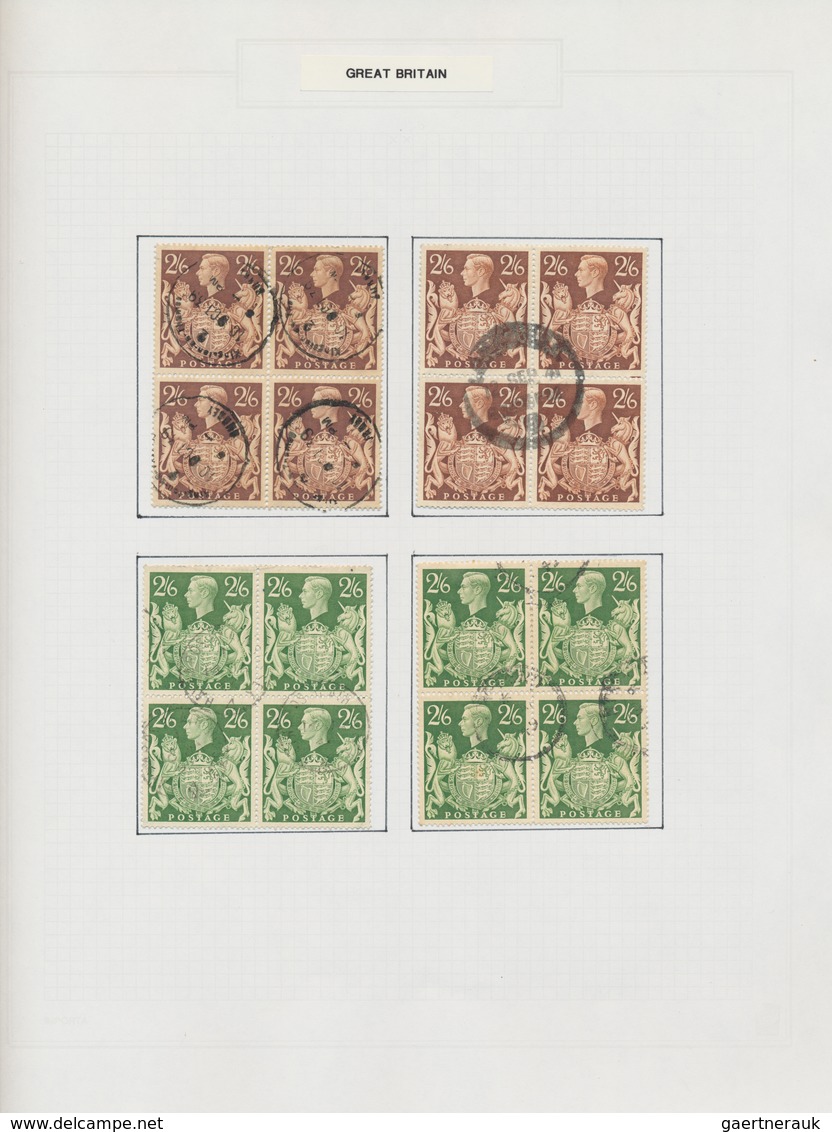 Großbritannien: 1936/1951, King Edward VIII./King George VI., excessively specialised collection of