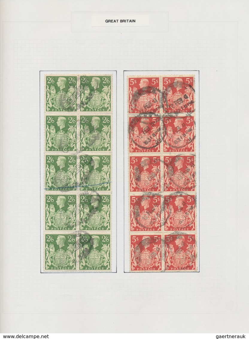 Großbritannien: 1936/1951, King Edward VIII./King George VI., excessively specialised collection of