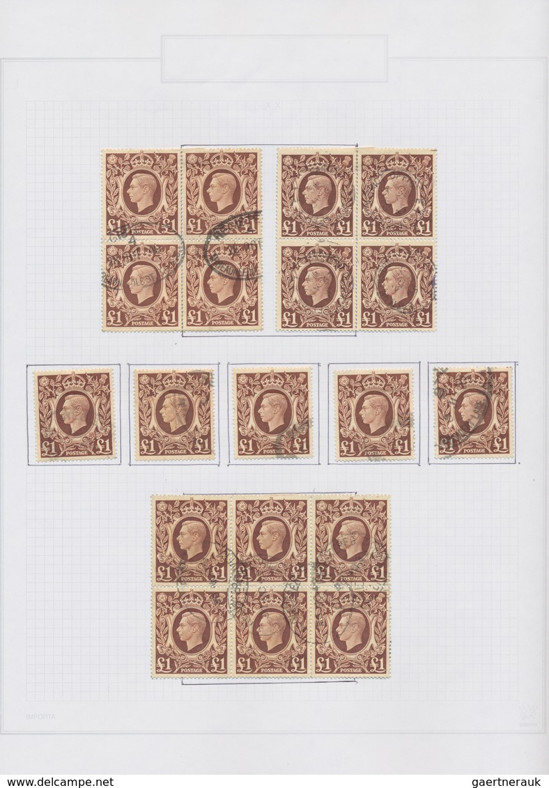 Großbritannien: 1936/1951, King Edward VIII./King George VI., excessively specialised collection of