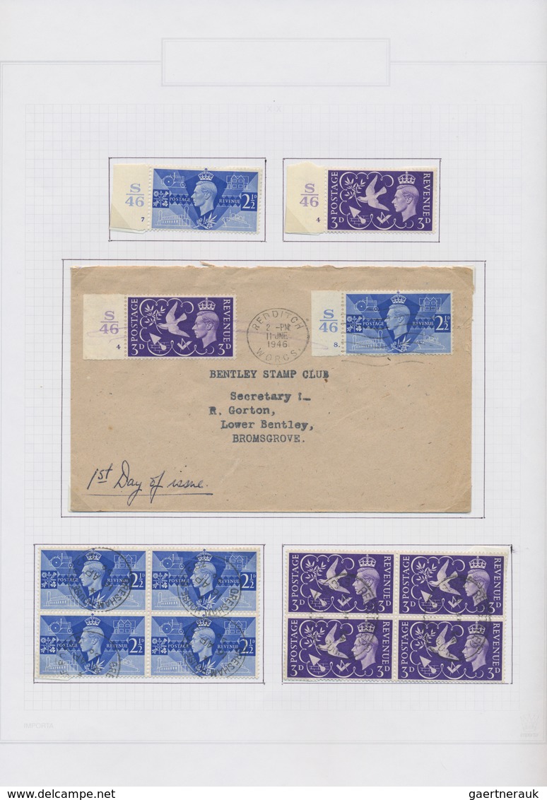 Großbritannien: 1936/1951, King Edward VIII./King George VI., excessively specialised collection of