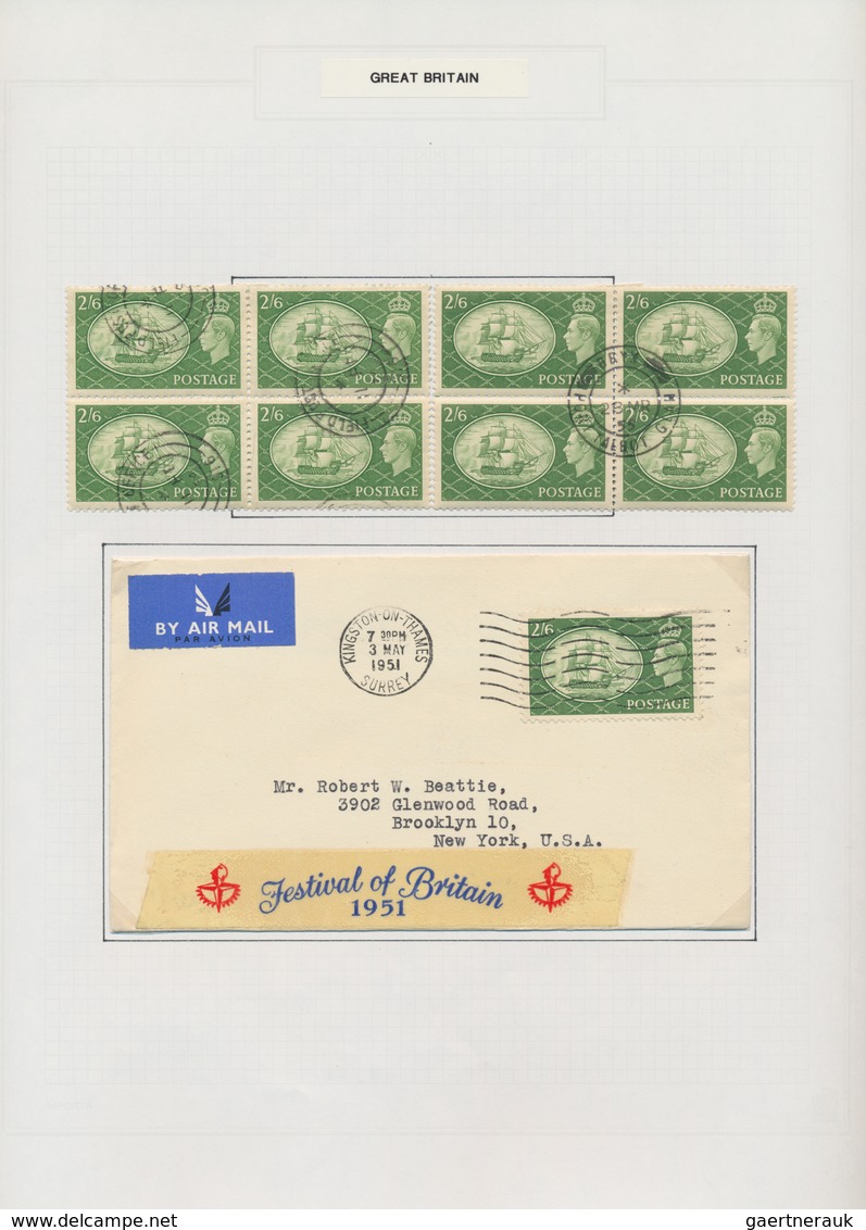 Großbritannien: 1936/1951, King Edward VIII./King George VI., excessively specialised collection of