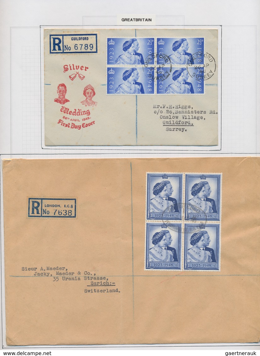 Großbritannien: 1936/1951, King Edward VIII./King George VI., excessively specialised collection of