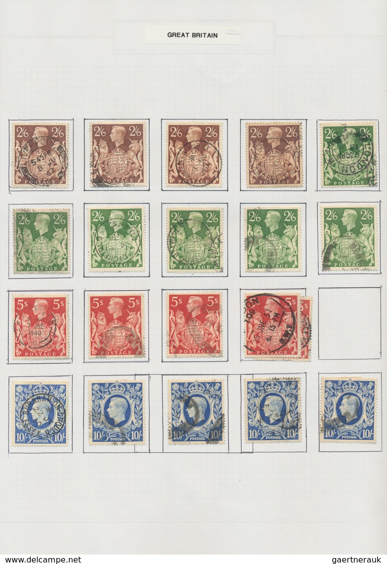 Großbritannien: 1936/1951, King Edward VIII./King George VI., excessively specialised collection of