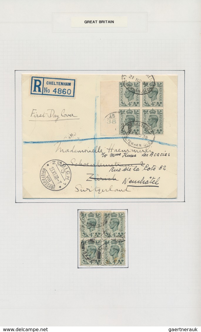 Großbritannien: 1936/1951, King Edward VIII./King George VI., excessively specialised collection of