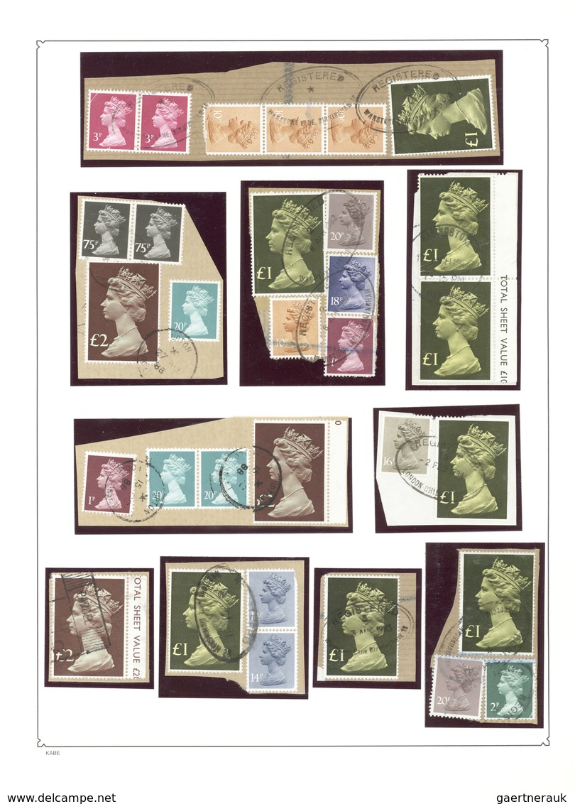 Großbritannien - Machin: 1973/2000 (ca.), Comprehensive Collection Of The Definitives Machins/Castle - Machins