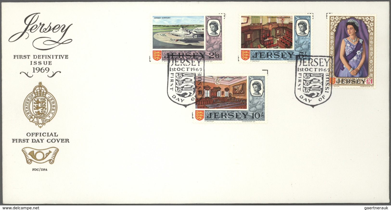 Großbritannien - Kanalinseln: 1969-1980 Ca.: More Than 200 FDCs From Guernsey, Isle Of Man And Jerse - Non Classés