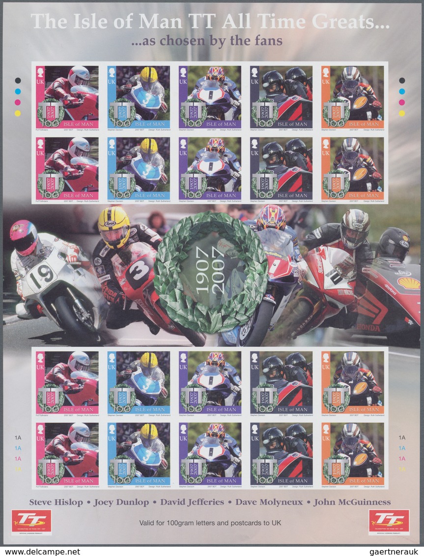 Großbritannien - Isle Of Man: 1992/2008. Exceptional Collection With Imperforate Mint, Nh, Issues, S - Isle Of Man