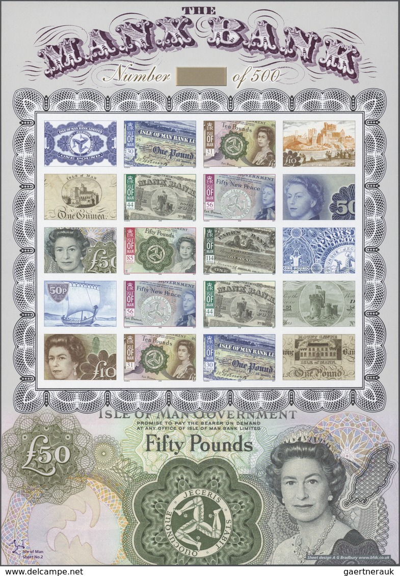 Großbritannien - Isle Of Man: 2008/2014. Remarkable Collection With Imperforate Mint, Nh, Issues. Th - Isla De Man