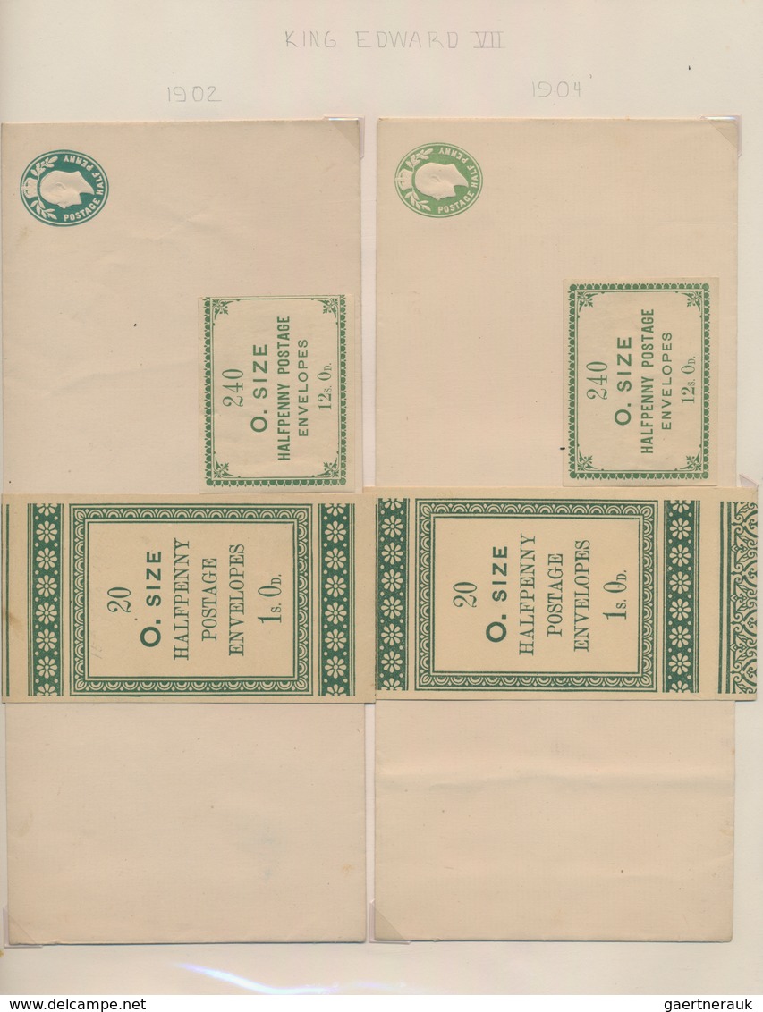 Großbritannien - Ganzsachen: 1841/1979 Postal Stationery Collection Of Ca. 170 Mostly Unused Envelop - 1840 Mulready Envelopes & Lettersheets