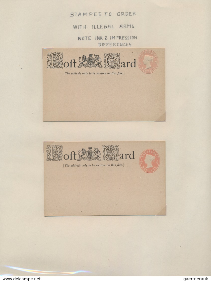 Großbritannien - Ganzsachen: 1870/1951 QV, KEVII, KGV + KGVI Special Postal Stationery Collection Of - 1840 Mulready Envelopes & Lettersheets