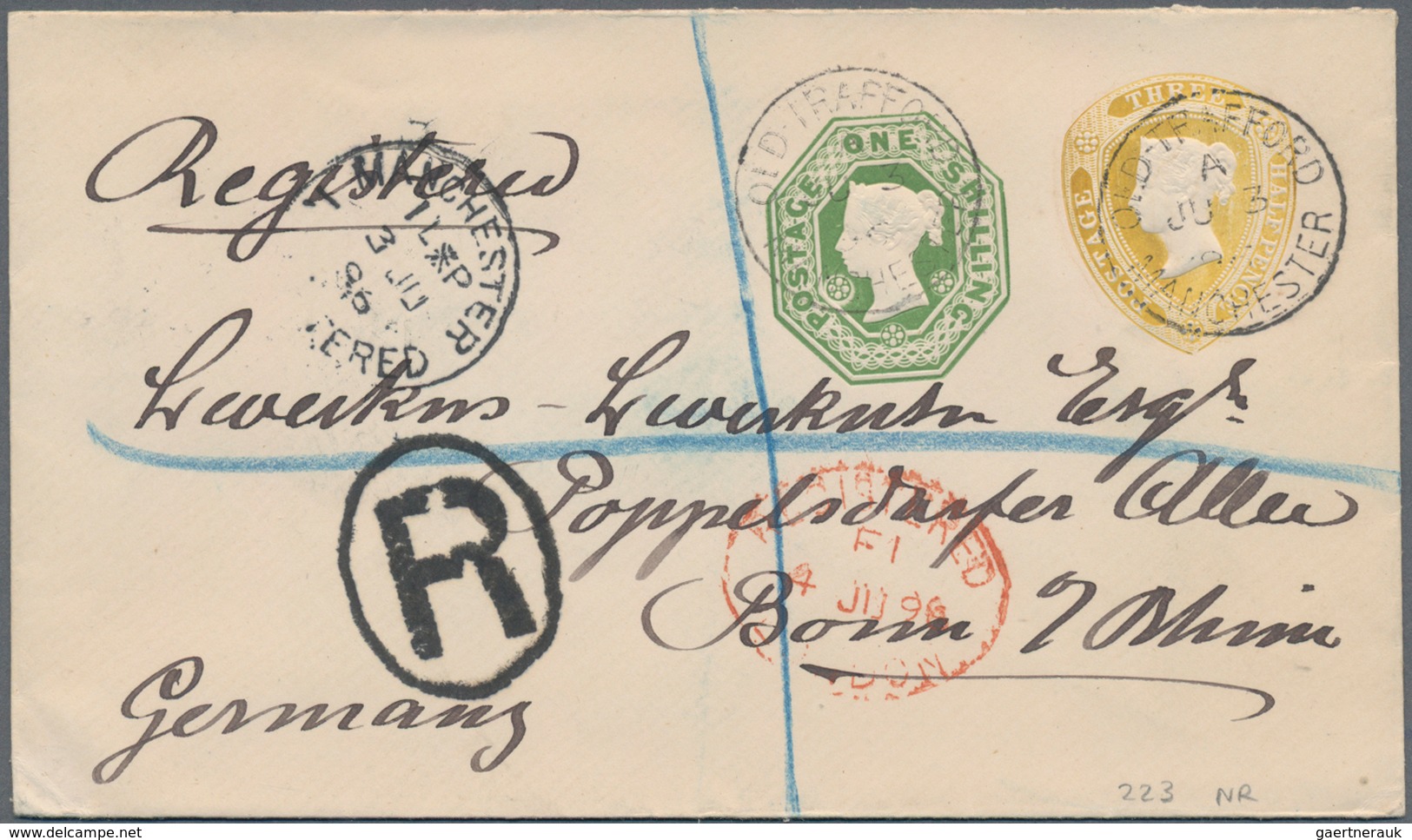 Großbritannien - Privatganzsachen: 1894/1910 20 Different Used Postal Stationery Envelopes With Two - Otros & Sin Clasificación