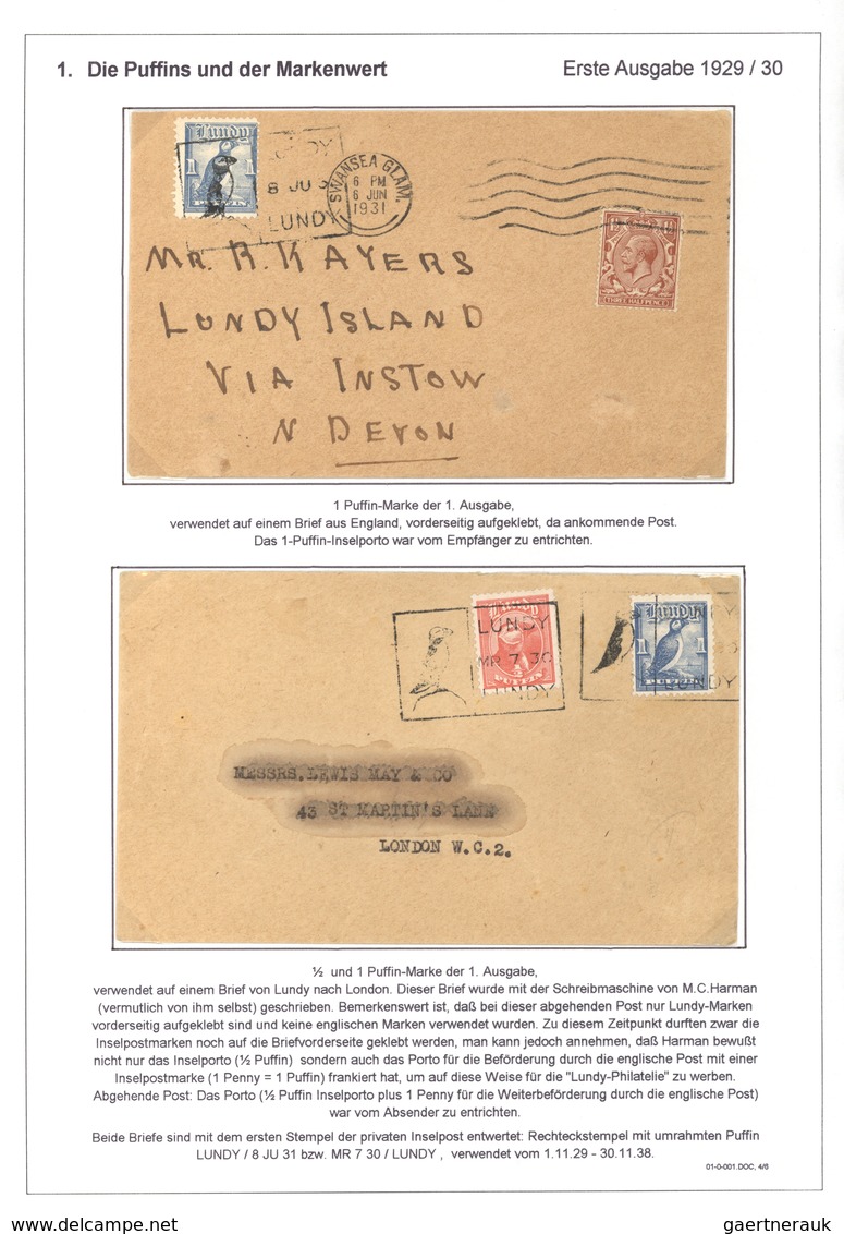 Großbritannien - Besonderheiten: Lundy - The development of postal services on the pirate island in
