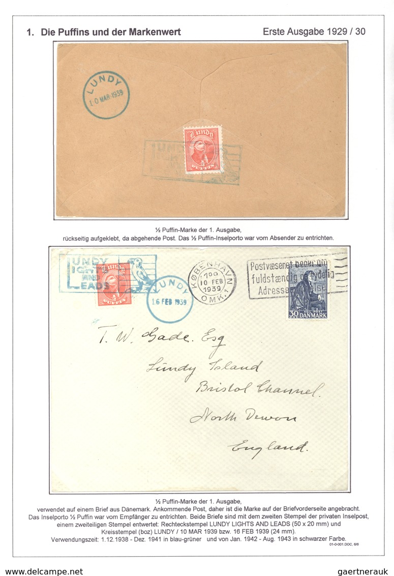 Großbritannien - Besonderheiten: Lundy - The development of postal services on the pirate island in