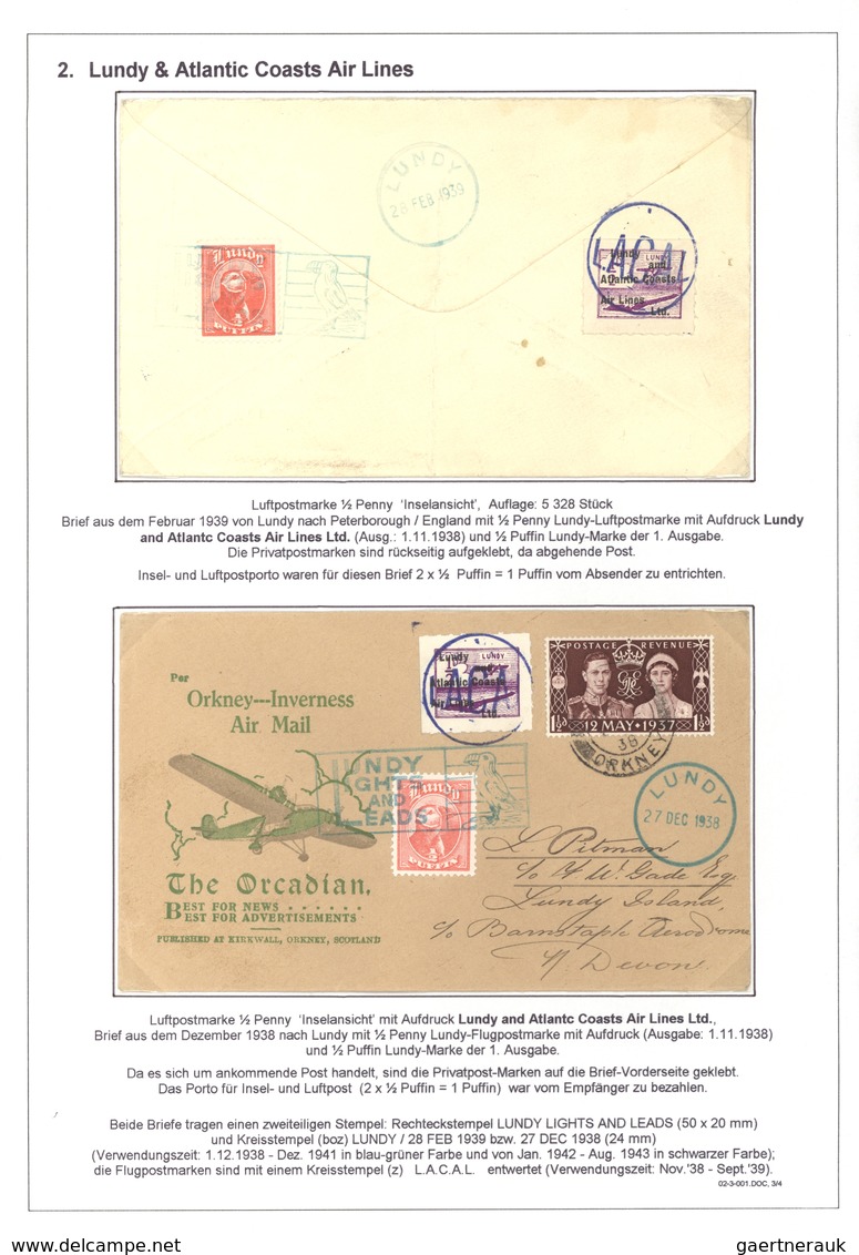 Großbritannien - Besonderheiten: Lundy - The development of postal services on the pirate island in