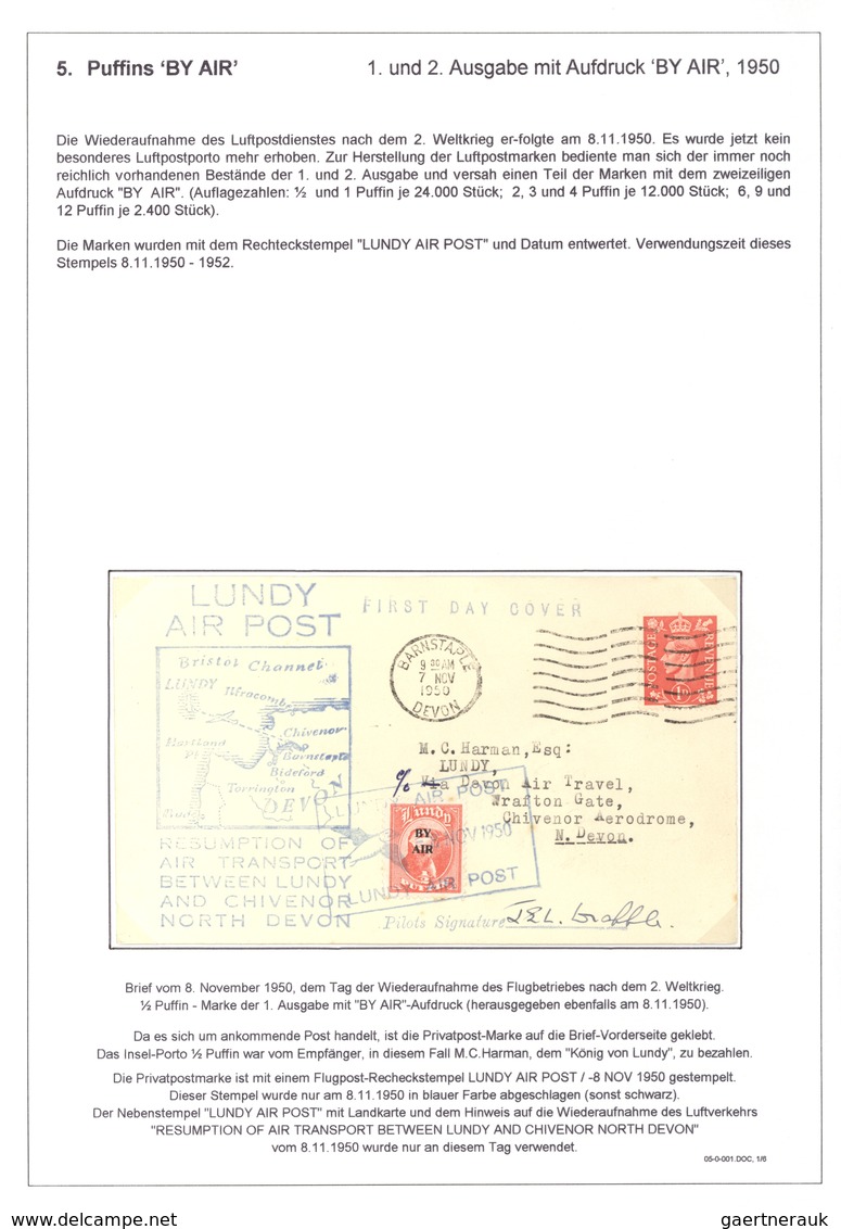 Großbritannien - Besonderheiten: Lundy - The development of postal services on the pirate island in