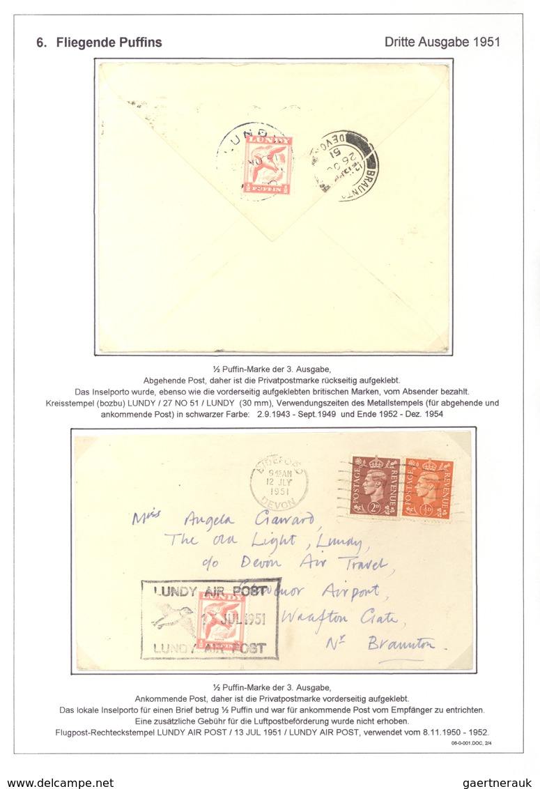 Großbritannien - Besonderheiten: Lundy - The development of postal services on the pirate island in