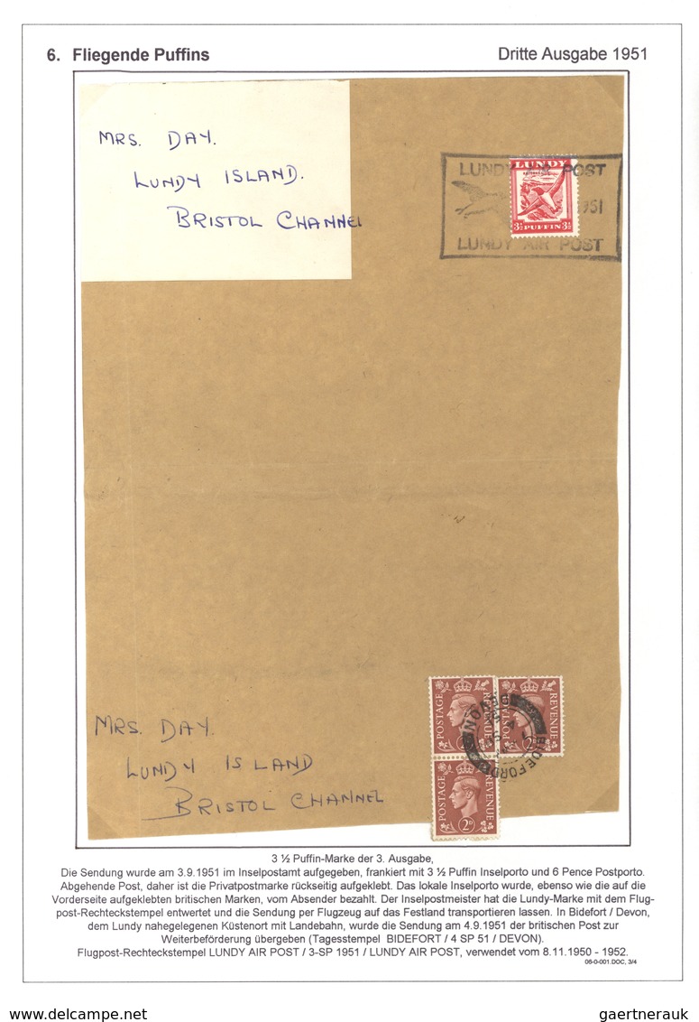 Großbritannien - Besonderheiten: Lundy - The development of postal services on the pirate island in