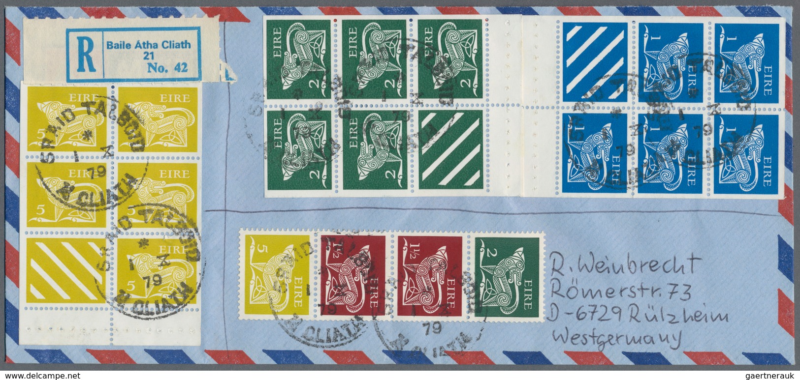 Irland: 1847/1983 (ca.), Holding Of Apprx. 120 Covers/cards From British Period, Showing A Nice Rang - Lettres & Documents