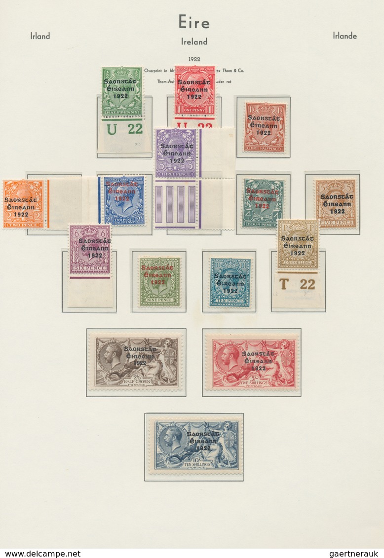 Irland: 1922/1991, A Splendid Mint Collection In A Lighthouse Album, Apparently/virtually Complete ( - Briefe U. Dokumente