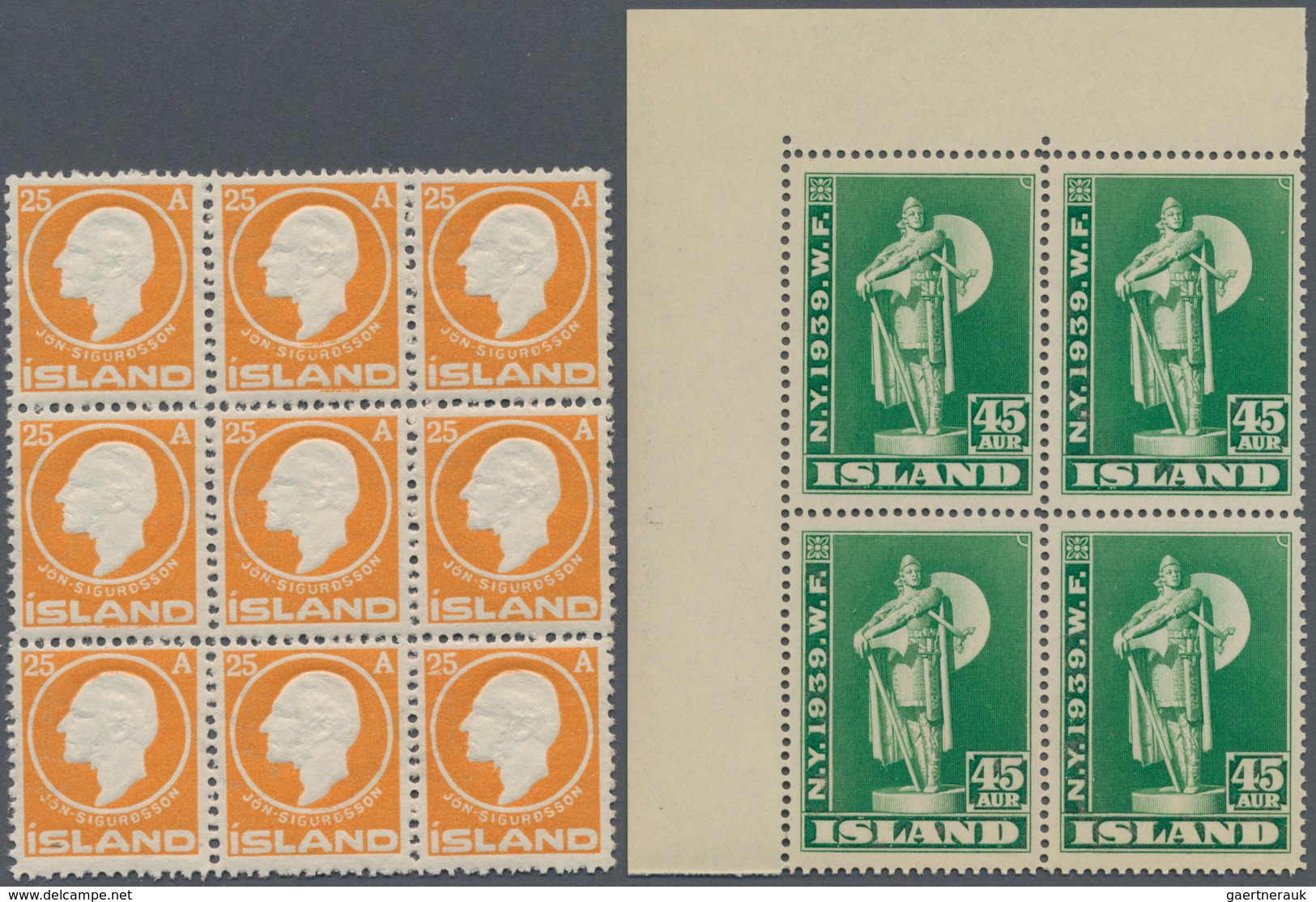 Island: 1873/1980 (ca.), Duplicates On Stockcards With A Nice Section Classic Issues Incl. Valuable - Autres & Non Classés