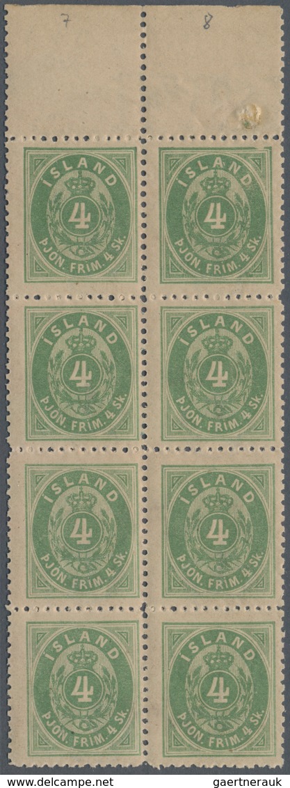 Island: 1873/1980 (ca.), Duplicates On Stockcards With A Nice Section Classic Issues Incl. Valuable - Autres & Non Classés