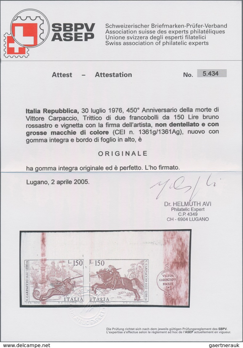 Italien: 1852-1980, Stock of classic issues Italy States to modern issues with scarce varieties, min