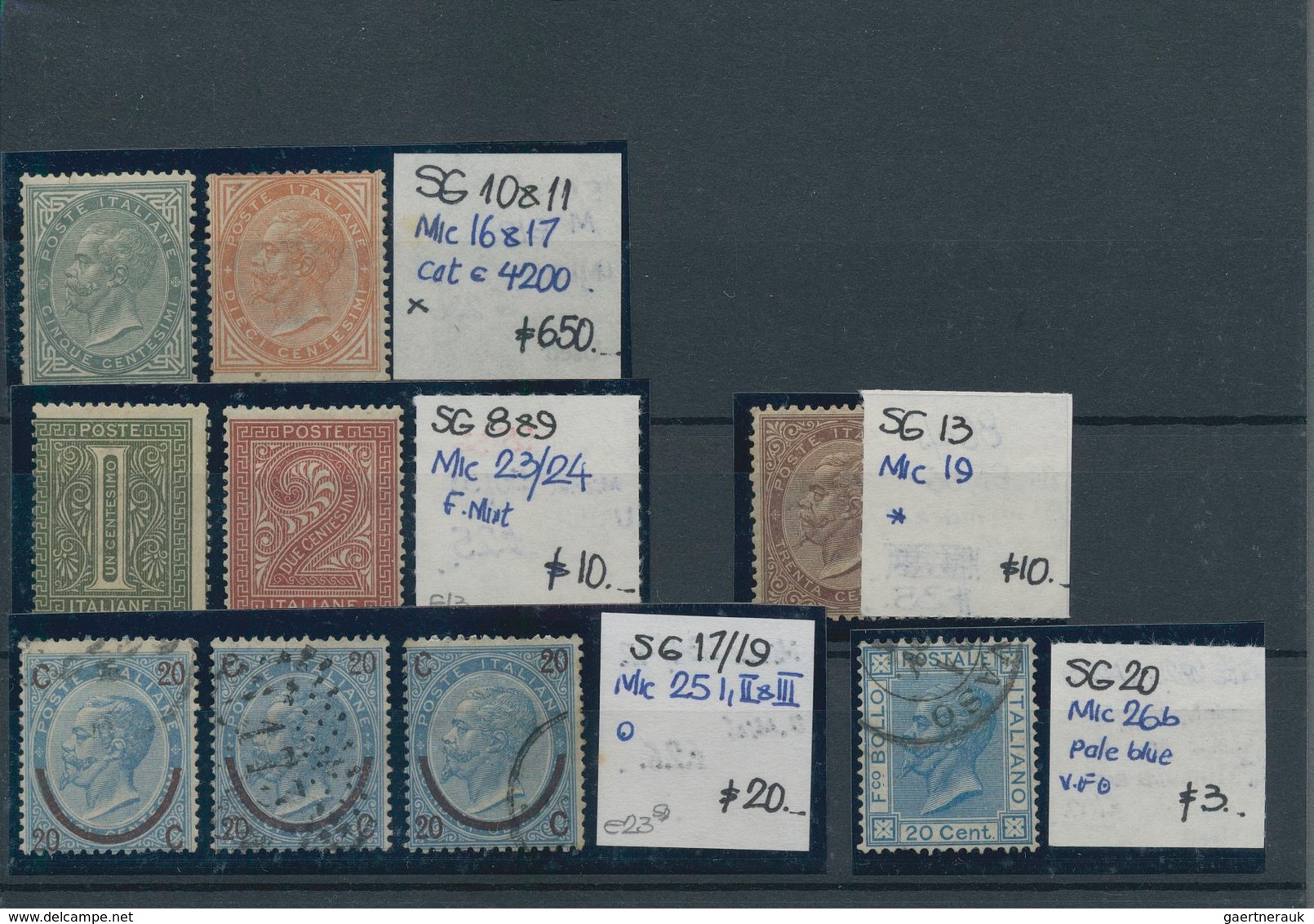 Italien: 1861/1991, Italy/area, Almost Exclusively Mint Assortment On Stockcards, Well Sorted Throug - Collections