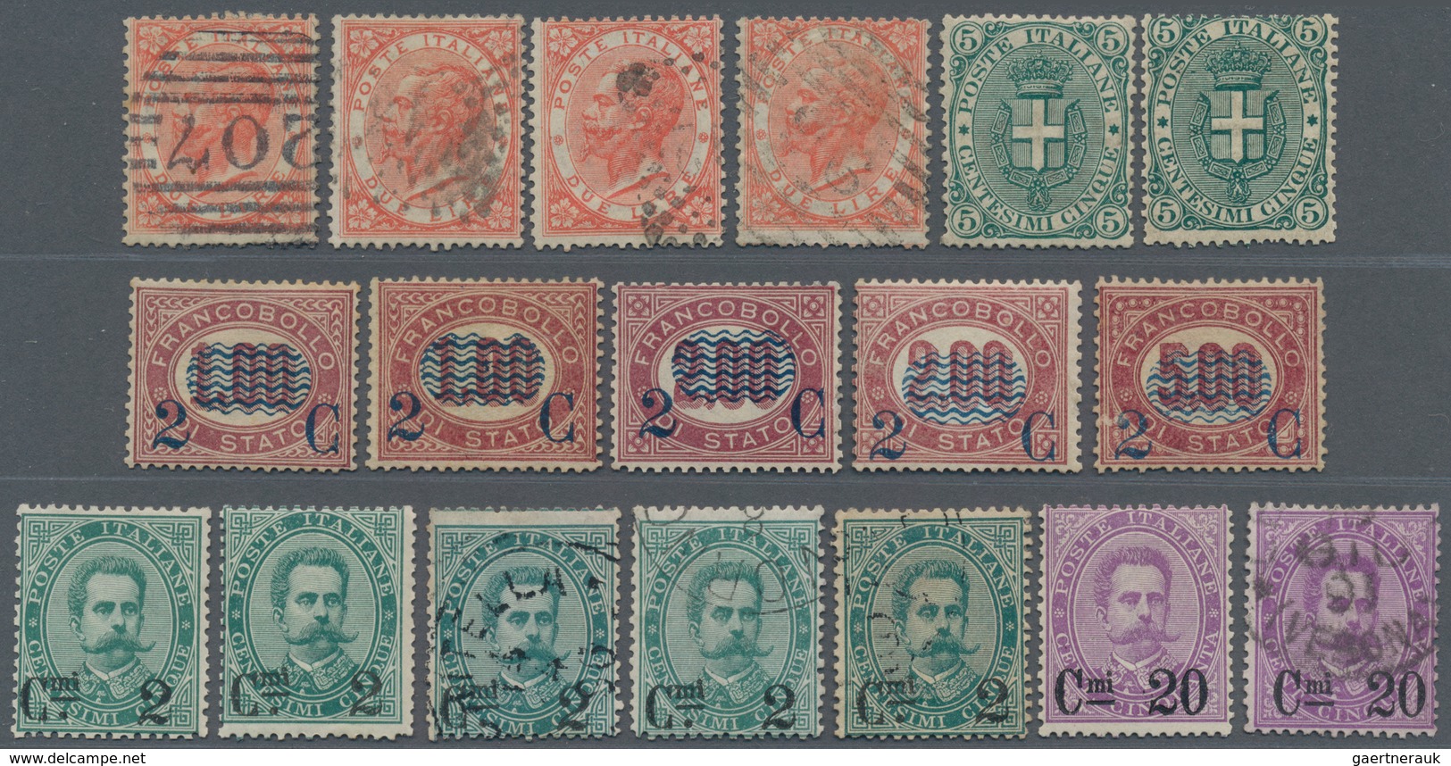 Italien: 1863/1950 (ca.), Duplicates On Stockcards With Many Better Stamps And Complete Sets Some In - Colecciones