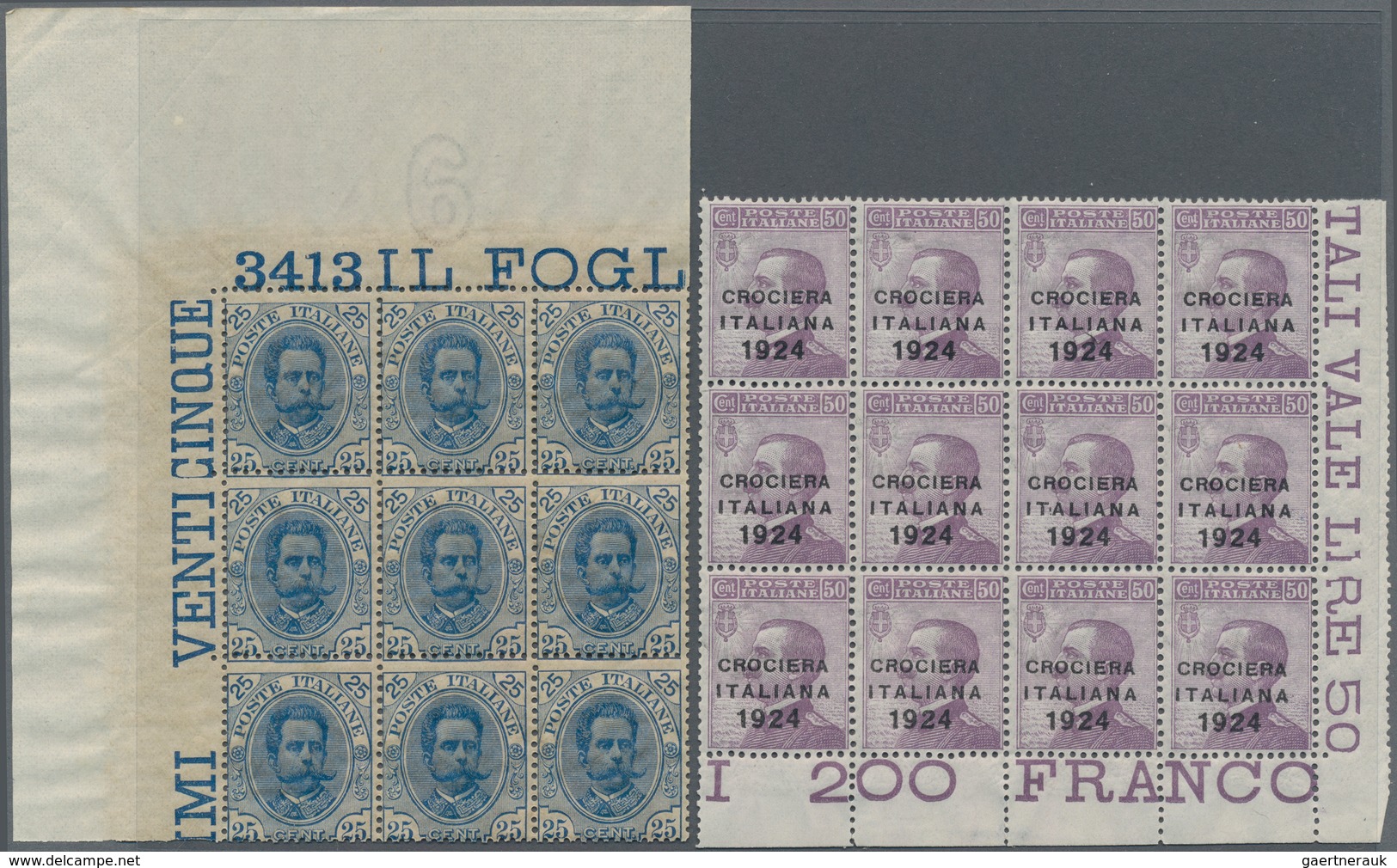 Italien: 1863/1950 (ca.), Duplicates On Stockcards With Many Better Stamps And Complete Sets Some In - Sammlungen