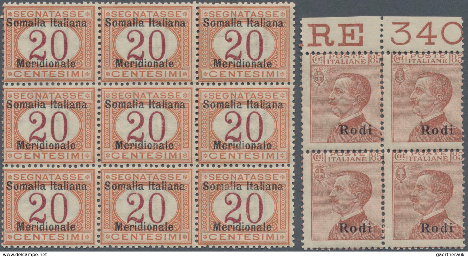 Italien: 1863-1985, Stock Of Early Issues To Modern With Scarce Varieties, Mint And Used, Including - Verzamelingen